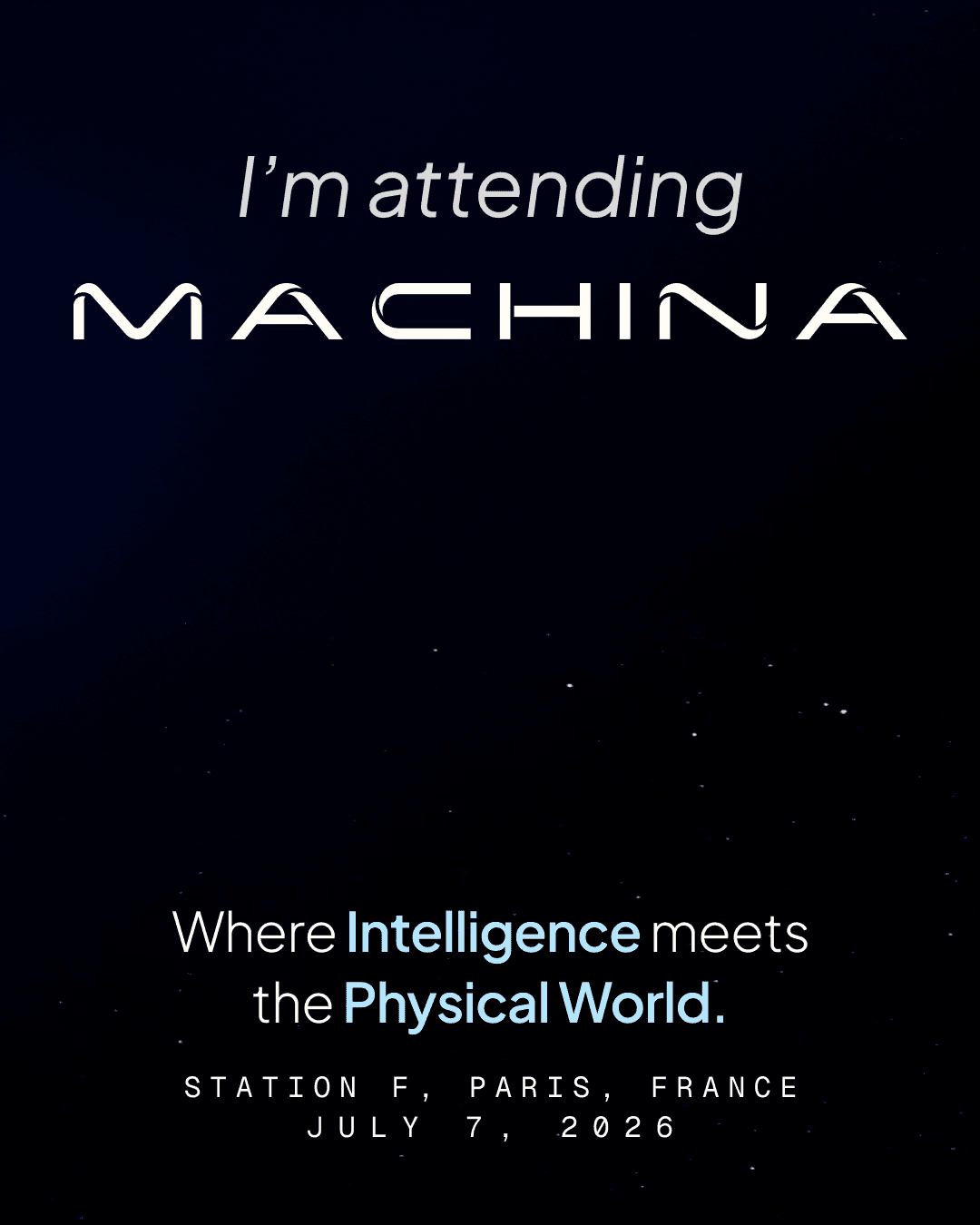 MACHINA attendance card